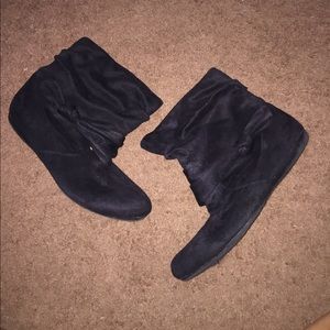 Suede Ankle Booties