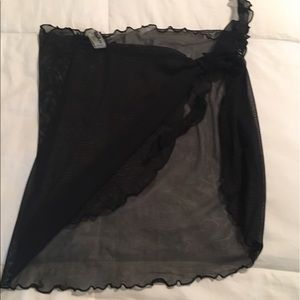 Mesh black sarong