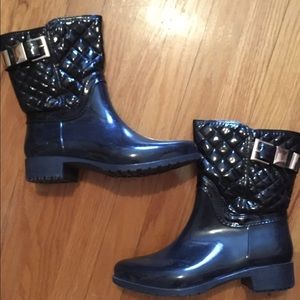 European influenced rain boots