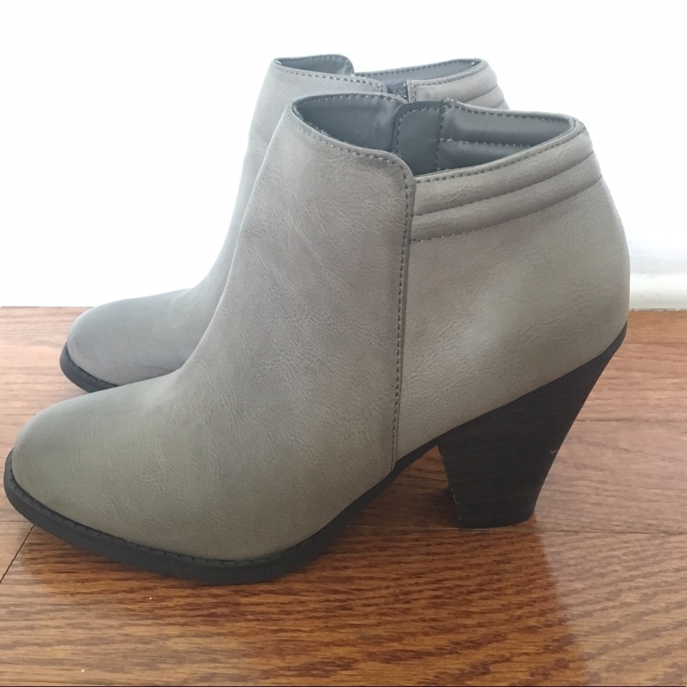 MIA Grey Ankle Boots