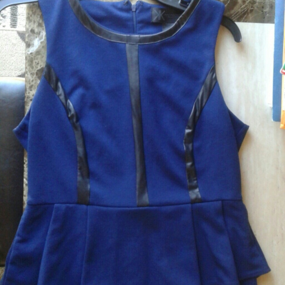 Kardashian peplum above the knees dress