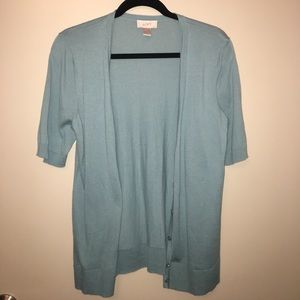 LOFT Short Sleeve Cardigan
