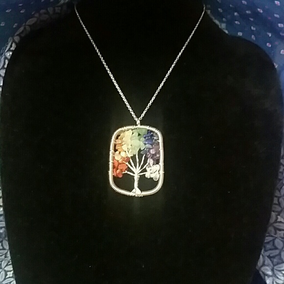 NEW TREE OF LIFE NECKLACE Stainless Steel - Picture 3 of 5