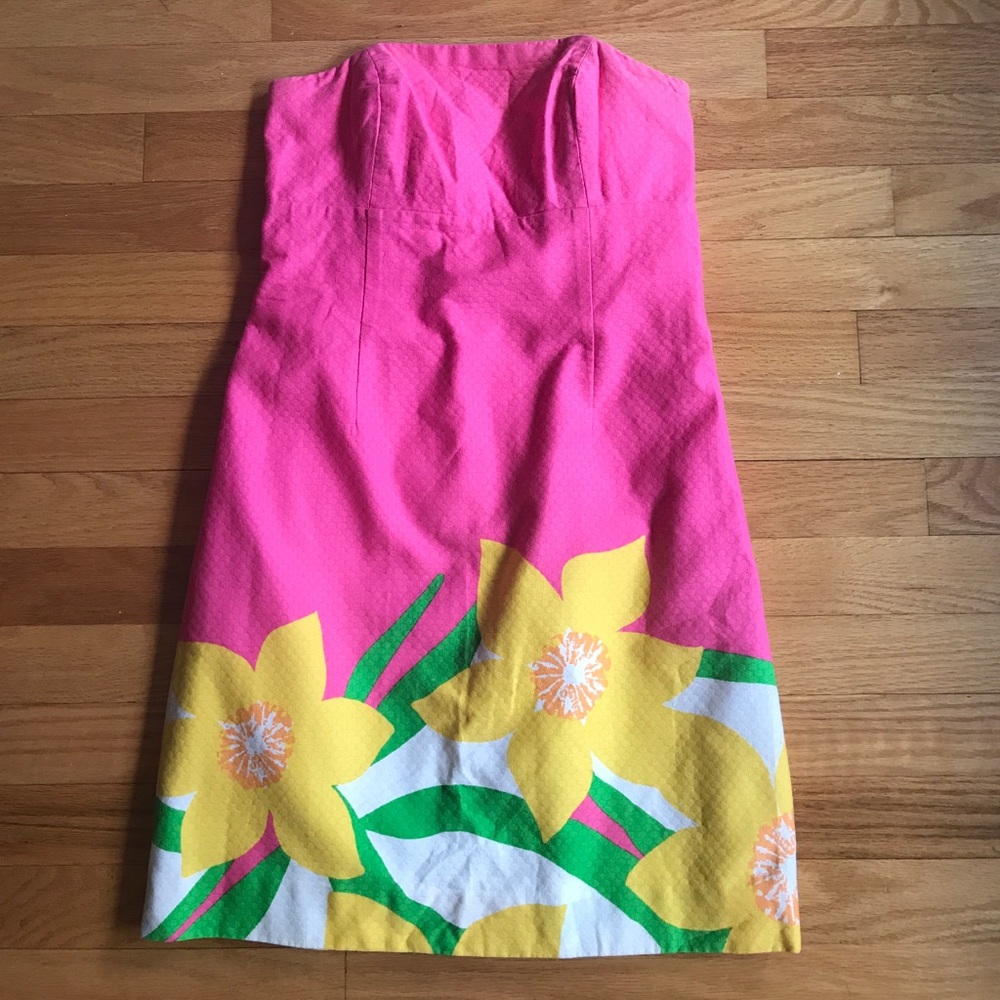 Lilly Pulitzer Dress, Size 2, Pink & Yellow