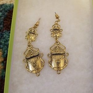 Scarab earrings