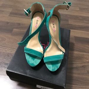 JustFab Bellagio heels