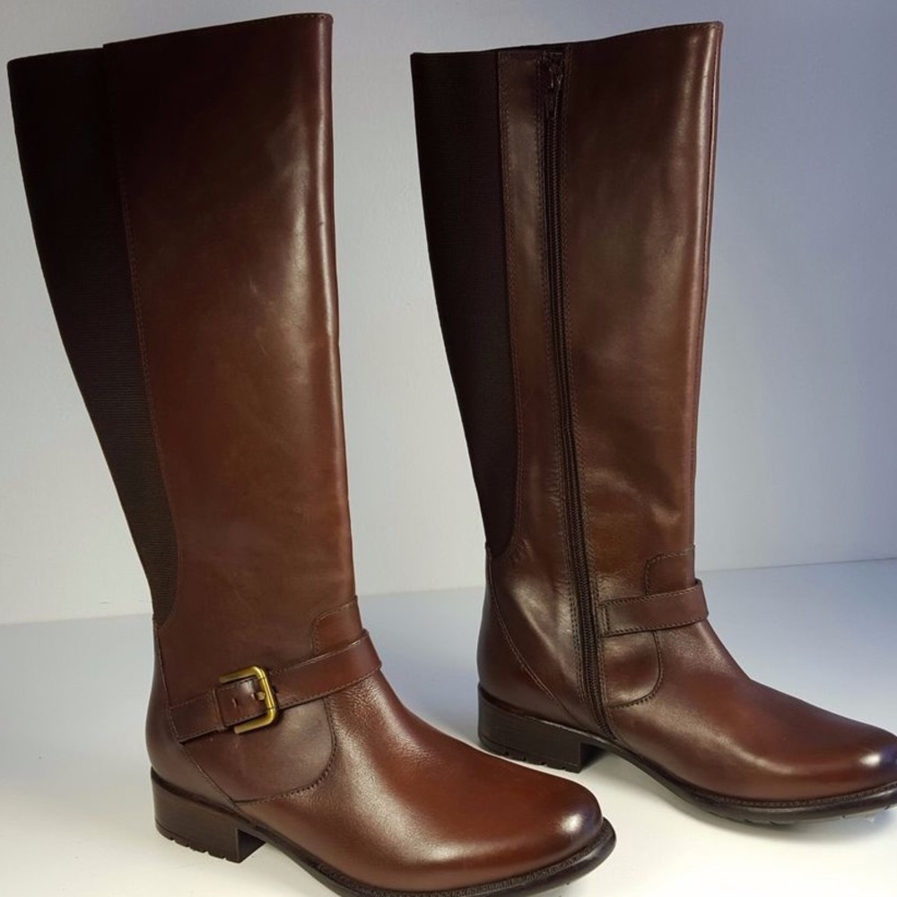 Clarks Plaza Pilot leather boot size 10