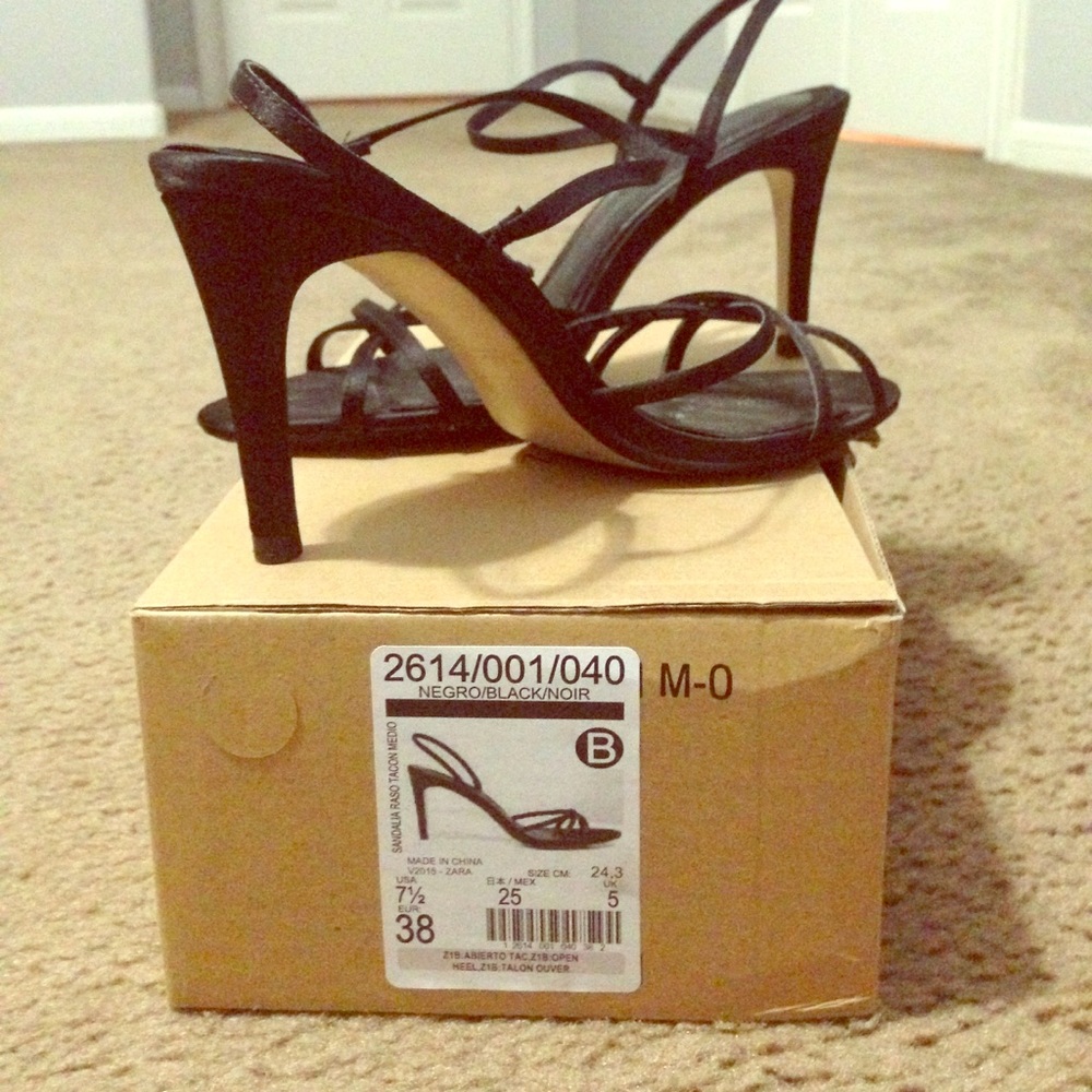 Zara medium heels sandal