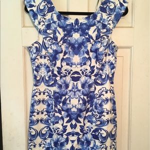 Blue flower dress