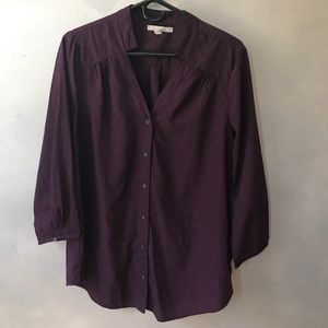 Banana Republic plum blouse
