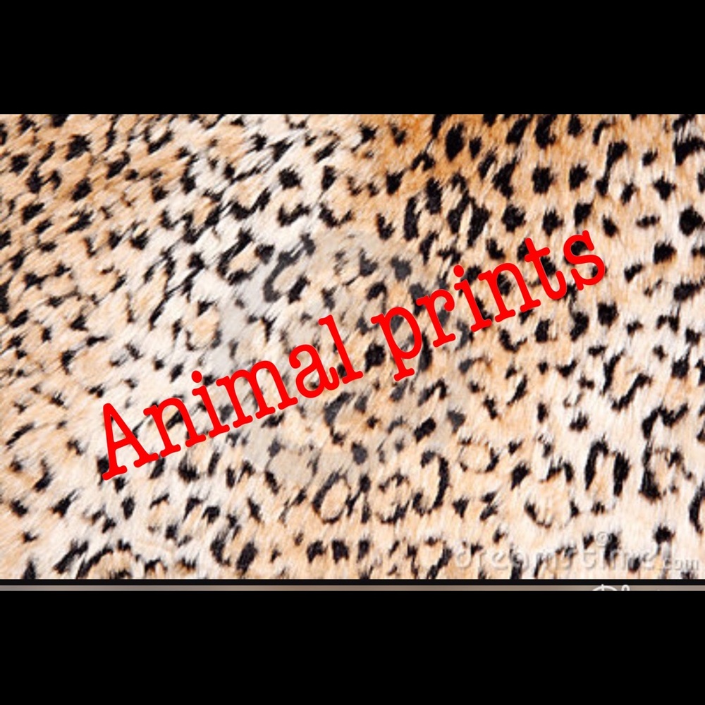 "Animal prints always on TREND"