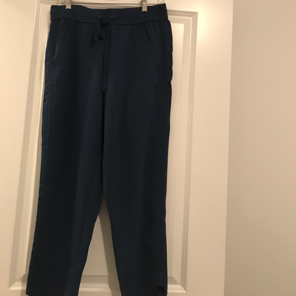 Teal Lou & Grey pants