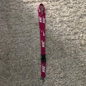 Pink Nike Lanyard