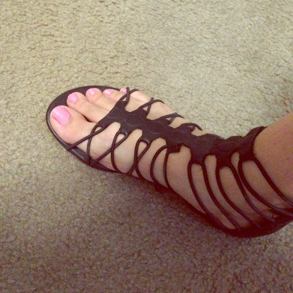 Black sandals