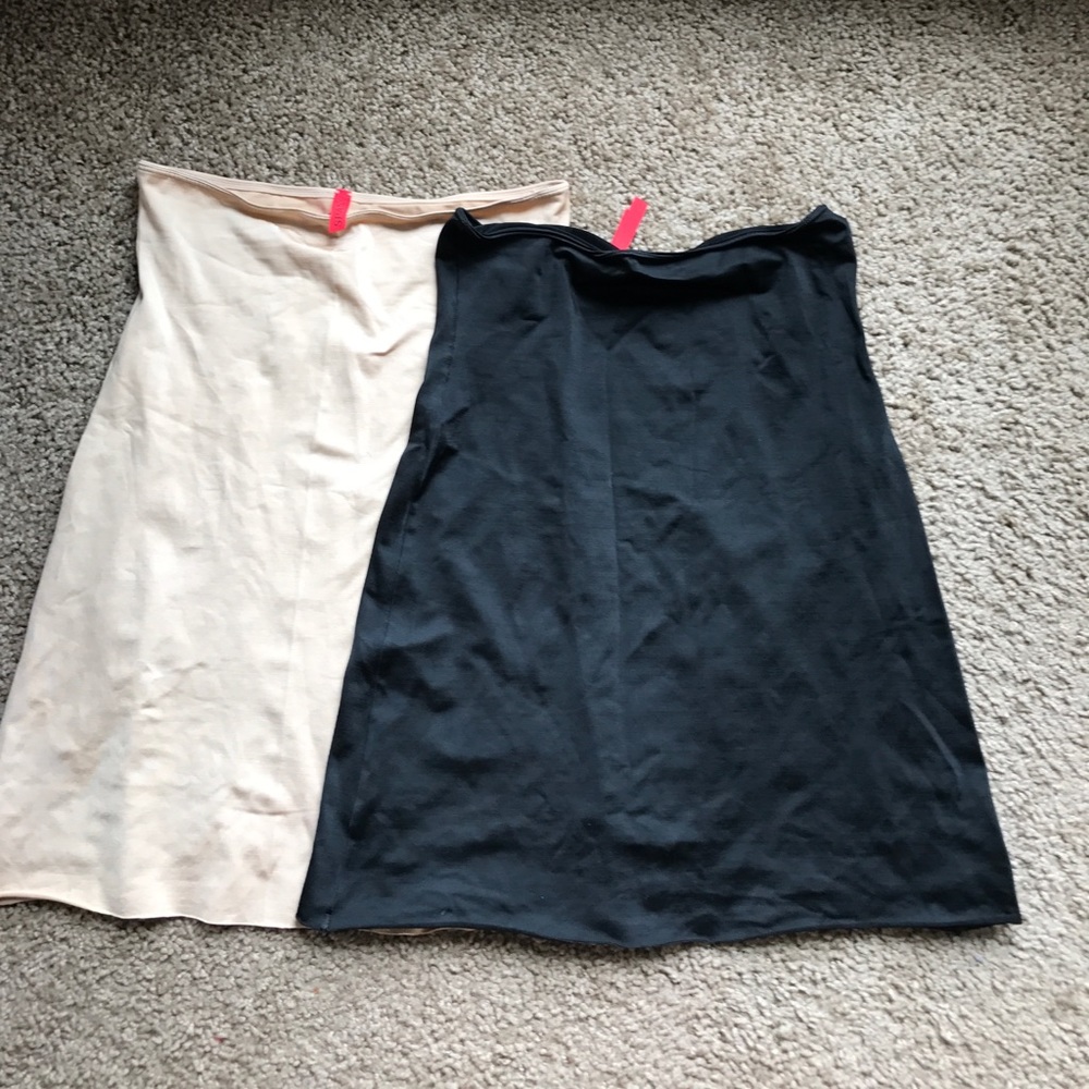 Spanx Skirt Bundle in Nude and Black