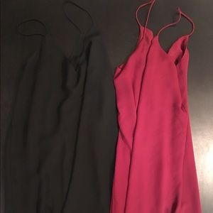 BRAND NEW mini dresses! Black and maroon.