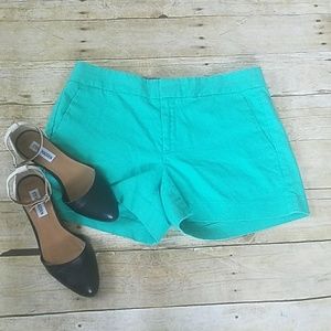 Banana Republic teal Hampton Fit Shorts