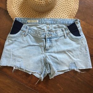 Gap maternity shorts- slim cut offs