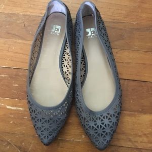 Joe's grey flats
