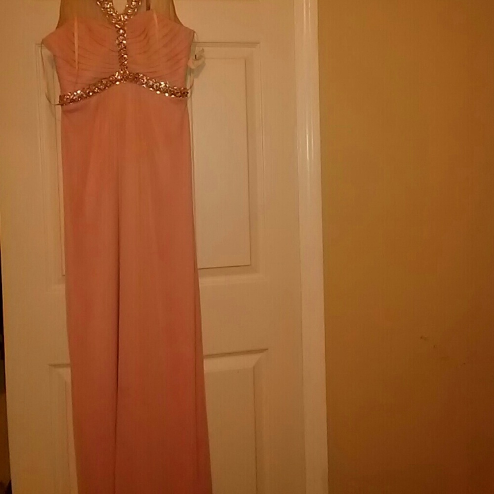Peach Dress