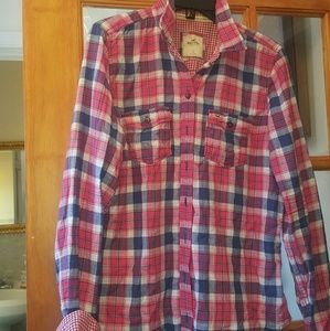 Mens Hollister button down shirt.
