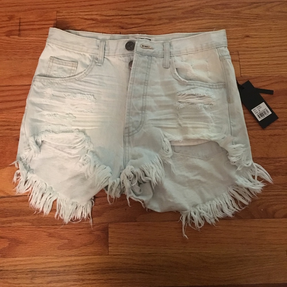 Light blue shorts