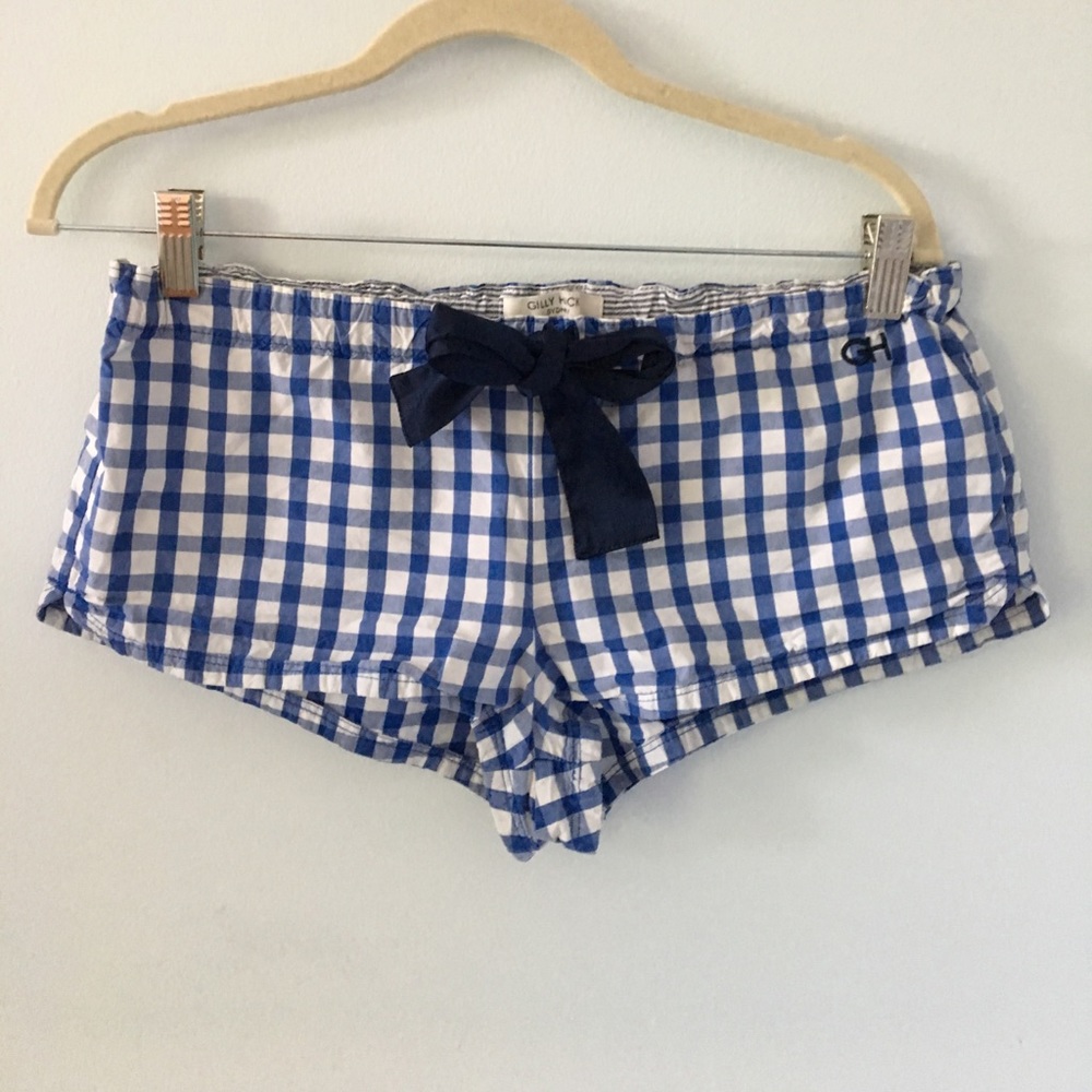 Gilly Hicks gingham sleep shorts