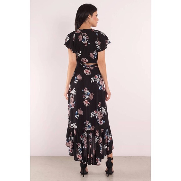 ❗️CLEARANCE❗️ 🆕Floral High Low Wrap Skirt - Picture 2 of 4