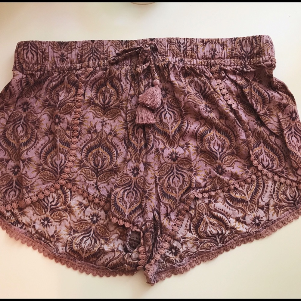 Urban Outfitters pattern fabric shorts