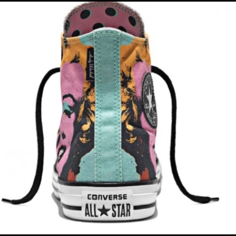 CONVERSE LTD ED Andy Warhol MarilynMonroe HiTops - Picture 4 of 4