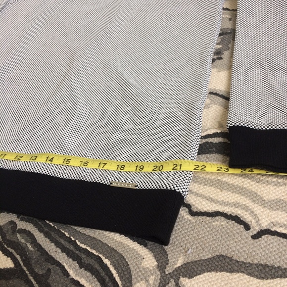 MK black and white textured pullover sweater L - Picture 5 of 7
