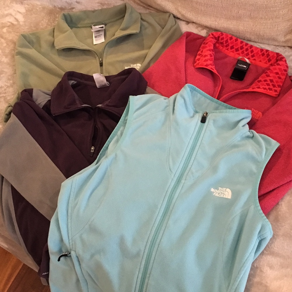 North Face Fleeces Sz Medium