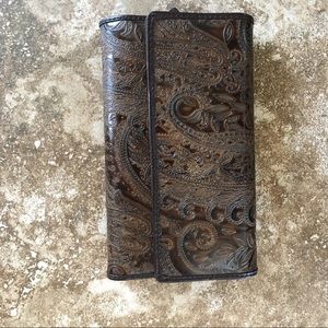 Relic brown paisley wallet