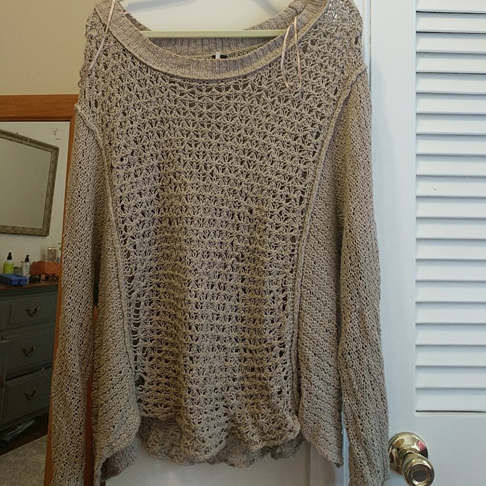 Free People shag sweater