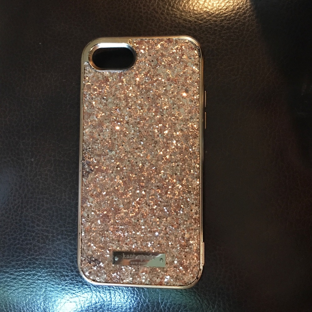 Kate Spade Gold Glitter 6S case