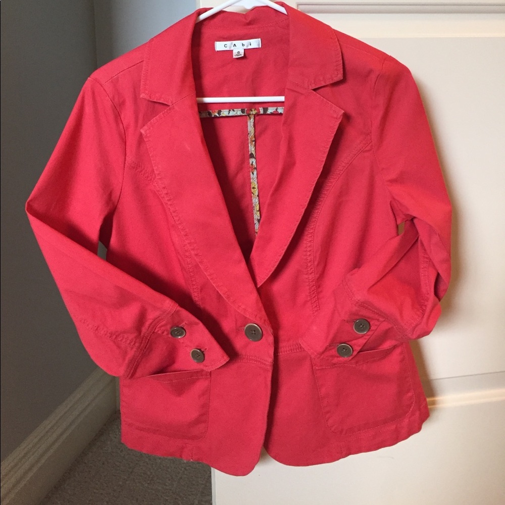 CAbi Toss on Jacket Style#878 SZ 6