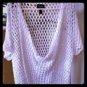 Pure Handknit Crochet Cover-up
