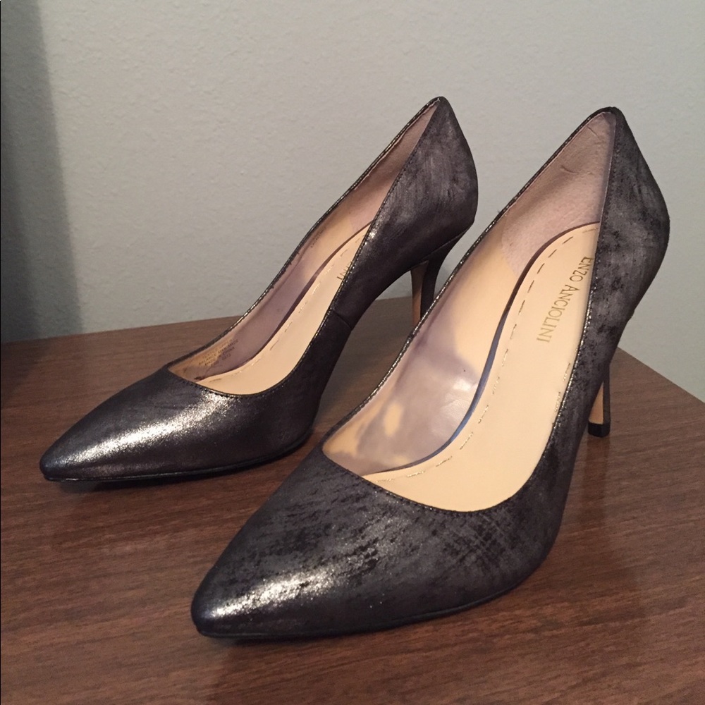 Pewter/Gunmetal Dress Heels