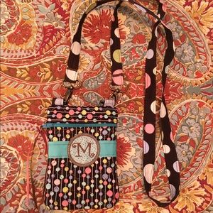 Hand sewn girls cross body purse