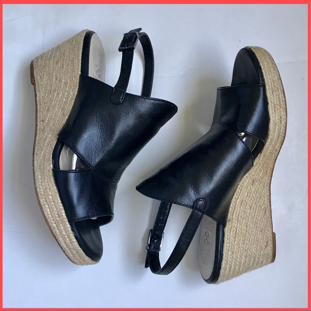Vince Camuto Allana Leather Wedge