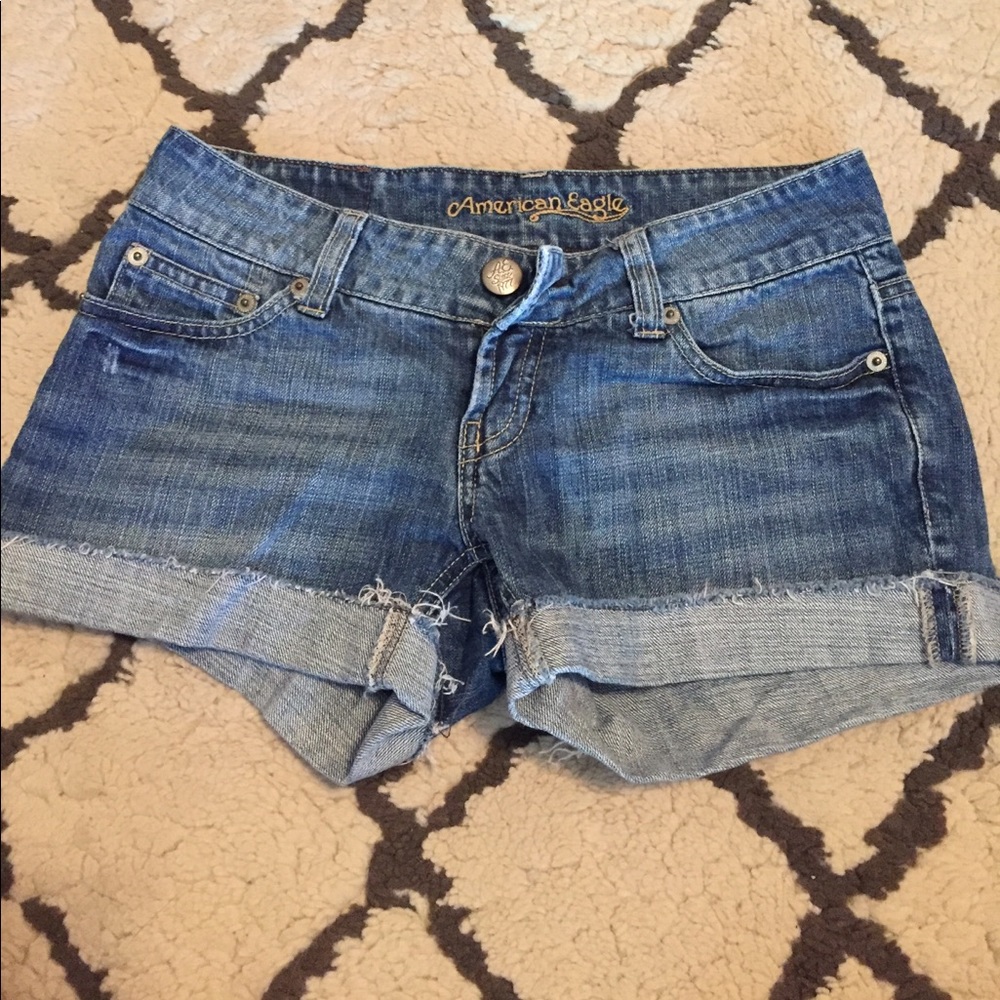 American Eagle Blue Jean Shorts