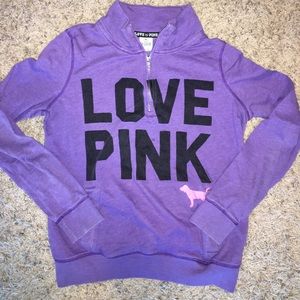 VS PINK Quarter Zip