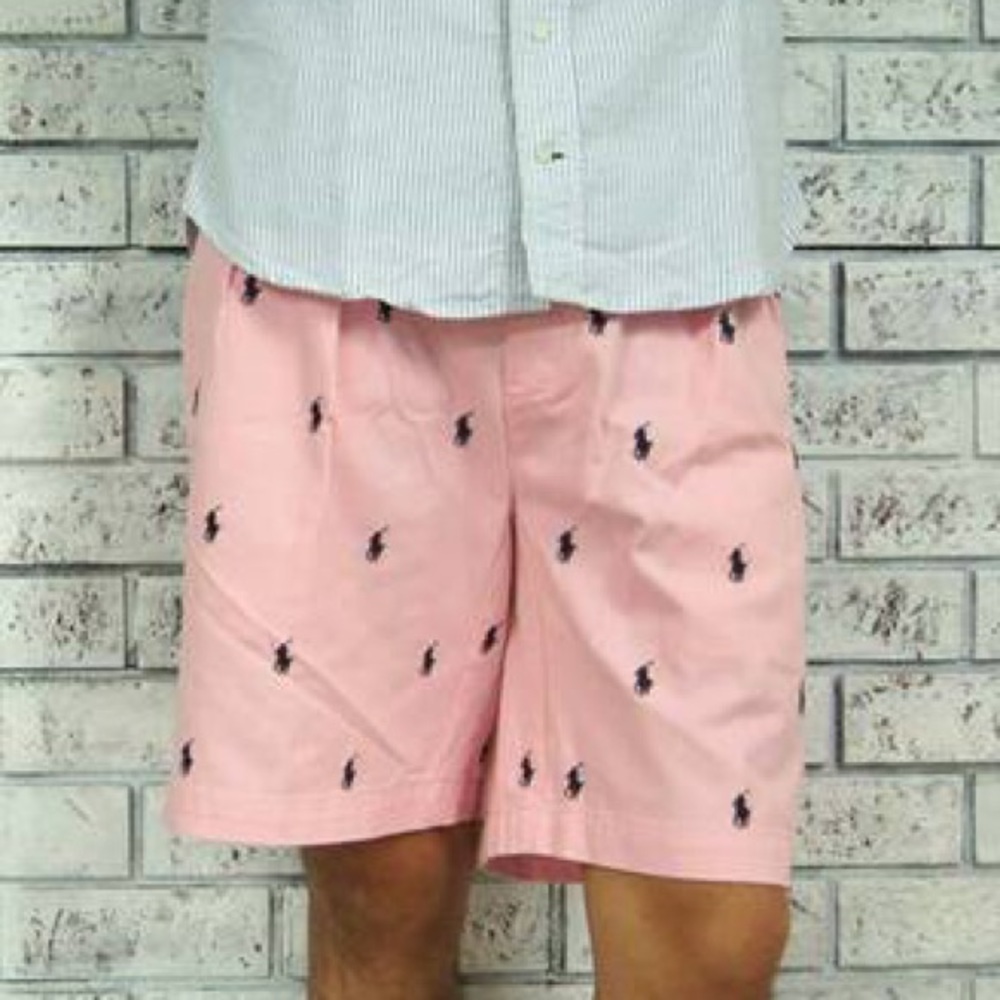 Polo Ralph Lauren Men's light pink shorts