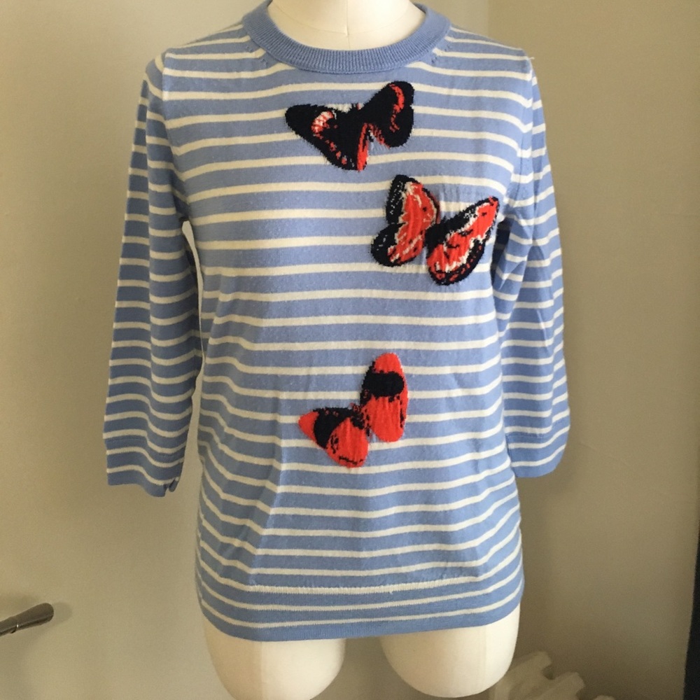 J.Crew Tippi Butterfly sweater