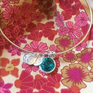 Alex and ani December birth stone  bracelet