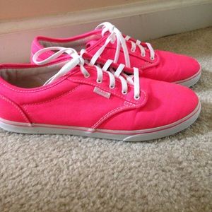 Pink vans 8.5