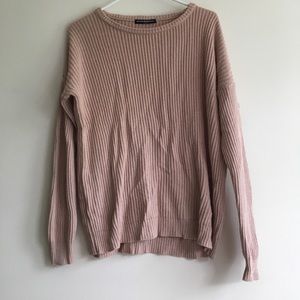 Light pink Brandy Melville Ollie sweater