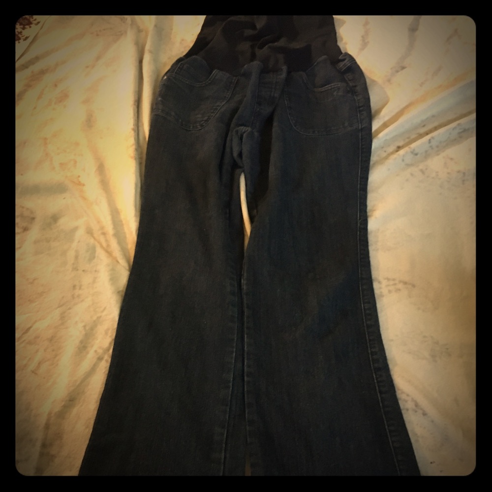 Maternity Full Panel Straight Legged Jeans