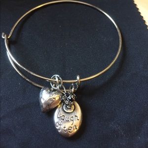 Silver tone bracelet