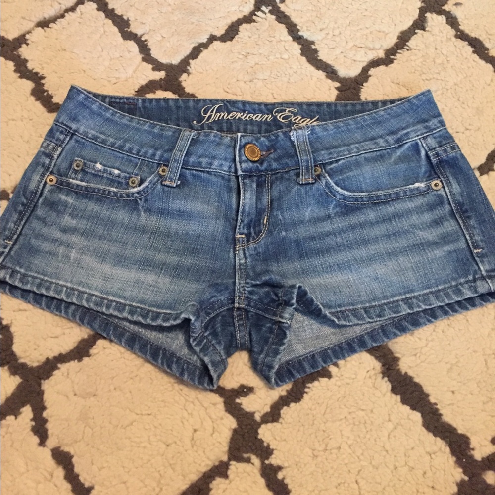 American Eagle Blue Jean Shorts